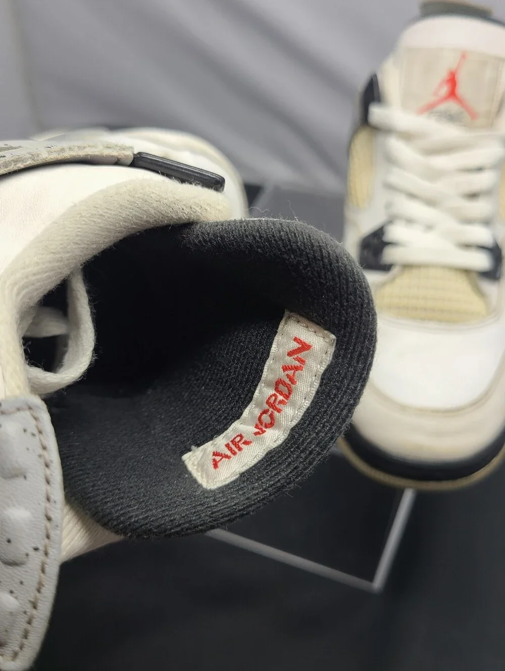 Jordan 4 Retro White Cement kids size 4.5Y